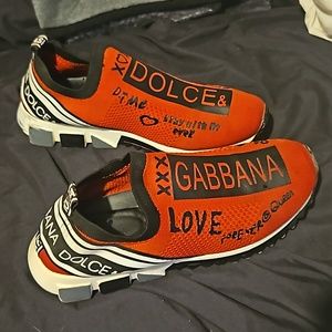 Dolce & Gabbana shoes size 8 1/2 red and black